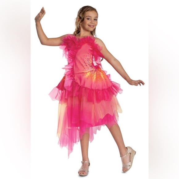 NEW 10/12 Girls' Wicked Glinda Costume Dress - Picture 7 of 11